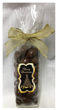 XMAS Tree Stand Bag Filled with Milk Chocolate Covered Almonds