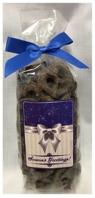 Winter Bag Of Milk Chocolate Covered Pretzels