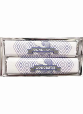 Blue Baby Pacifier 2 Pack Candy Bars (Caramel & Crisp)