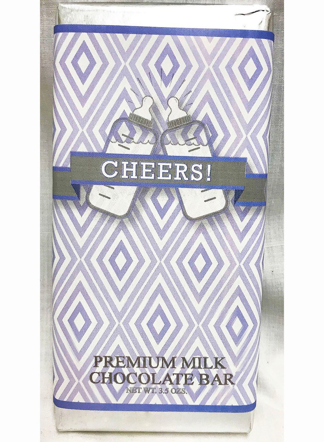 Blue Baby Bottle Premium Milk Chocolate Bar