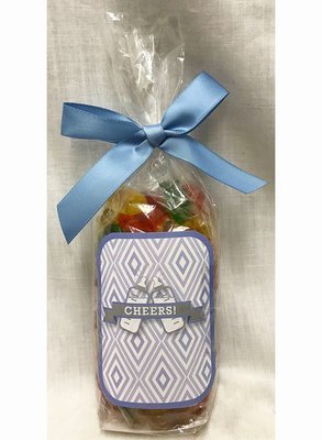 Blue Baby Bottle Bag of Gummi Bears