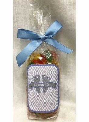 Blue Baby Feet Bag of Gummi Bears
