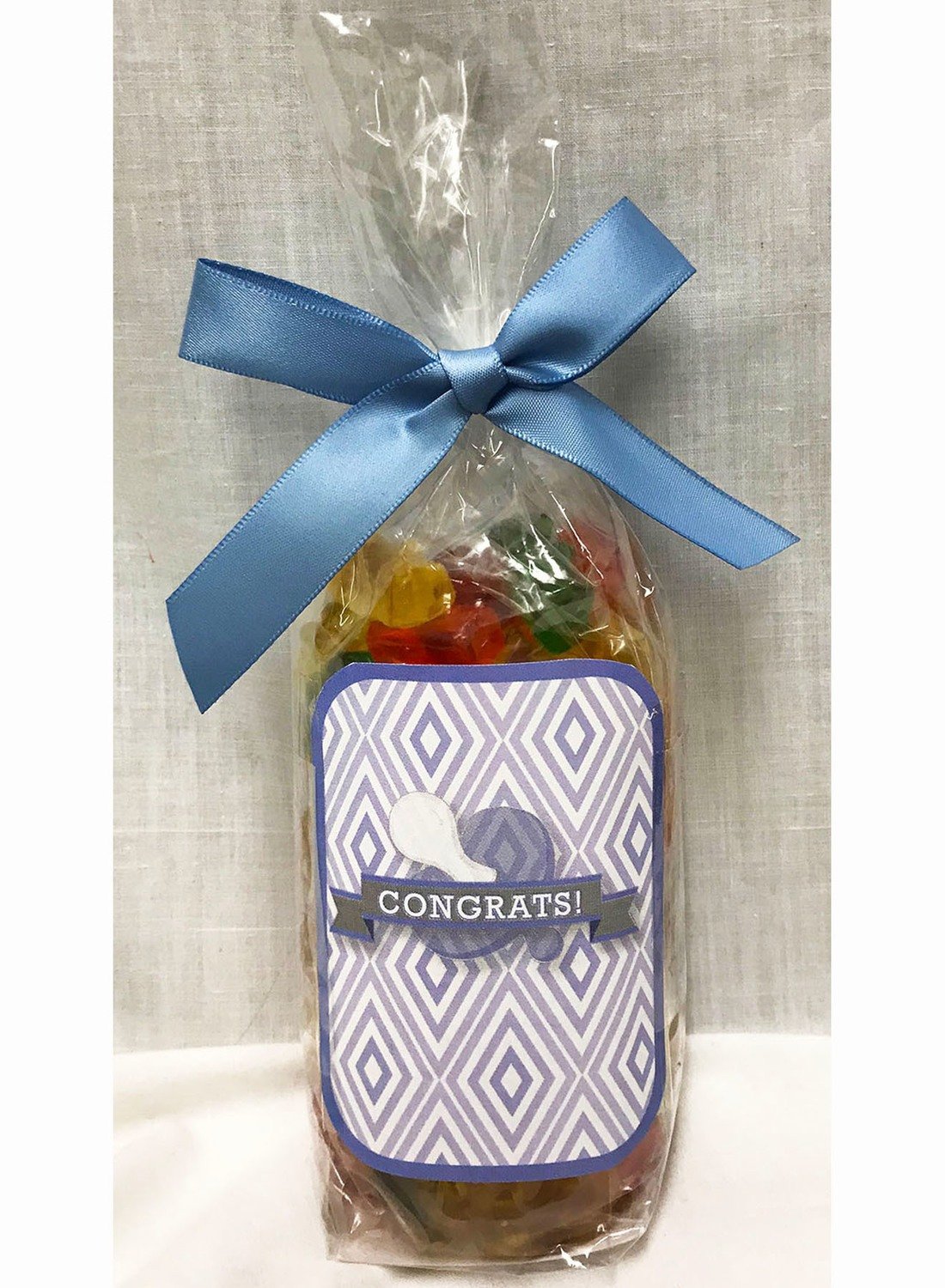 Blue Baby Pacifier Bag of Gummi Bears