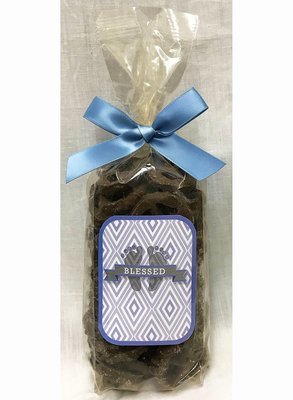 Blue Baby Feet Milk Chocolate Covered Pretzels