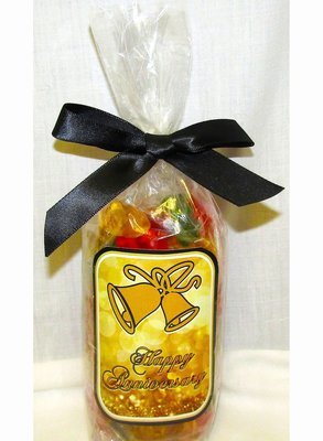 Gold Anniversary Gummi Bears in a Bag
