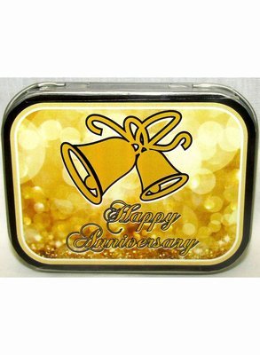 Gold Anniversary Tin with Mints