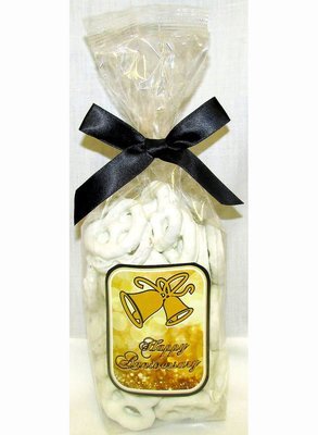 Gold Anniversary Yogurt Covered Pretzels in a Bag