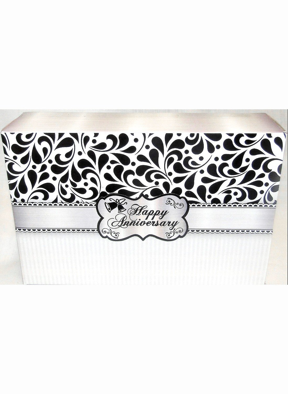 Silver Anniversary Box  Dark Chocolate Sea Salt Caramels