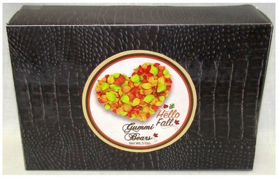 Fall Brown Croc Box Filled with Gummi Bears