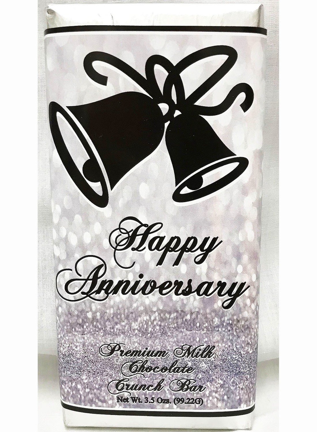 Silver Anniversary Premium Milk Chocolate Crunch Tablet