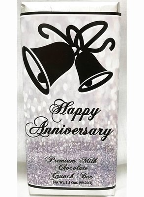 Silver Anniversary Premium Milk Chocolate Crunch Tablet