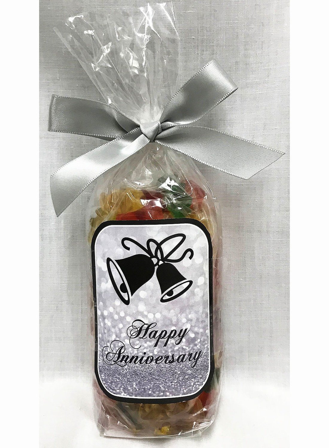 Silver Anniversary Gummi Bears in a Bag