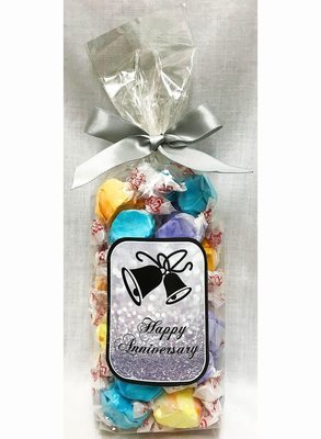 Silver Anniversary Gourmet Fruit Flavored Taffy in a Bag