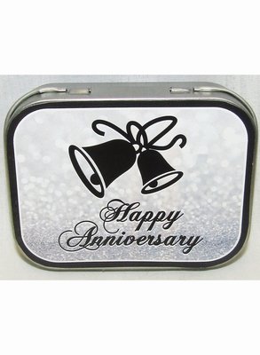 Silver Anniversary Tin with Mints