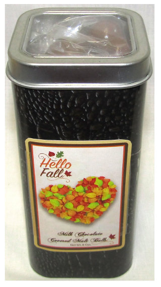 Fall Croc Tin Filled with Milk Chocolate Covered Malt Balls