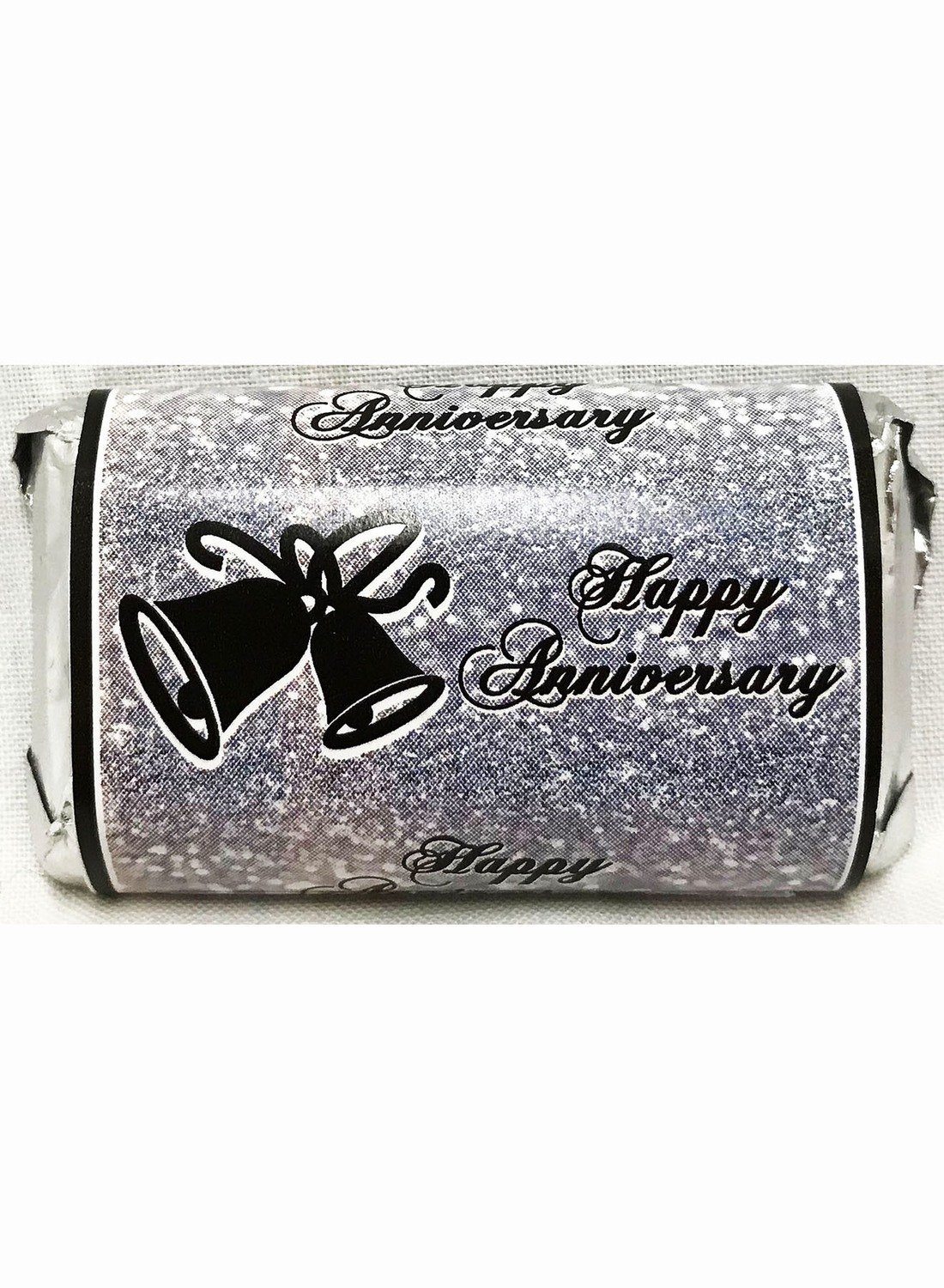 Silver Anniversary Mini Chocolate Bars Assortment