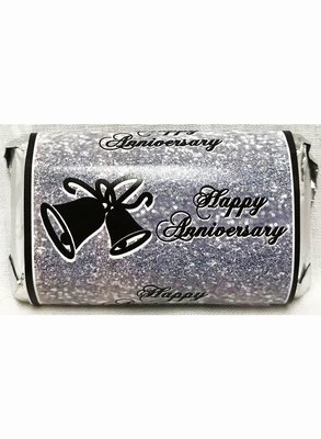 Silver Anniversary Mini Chocolate Bars Assortment