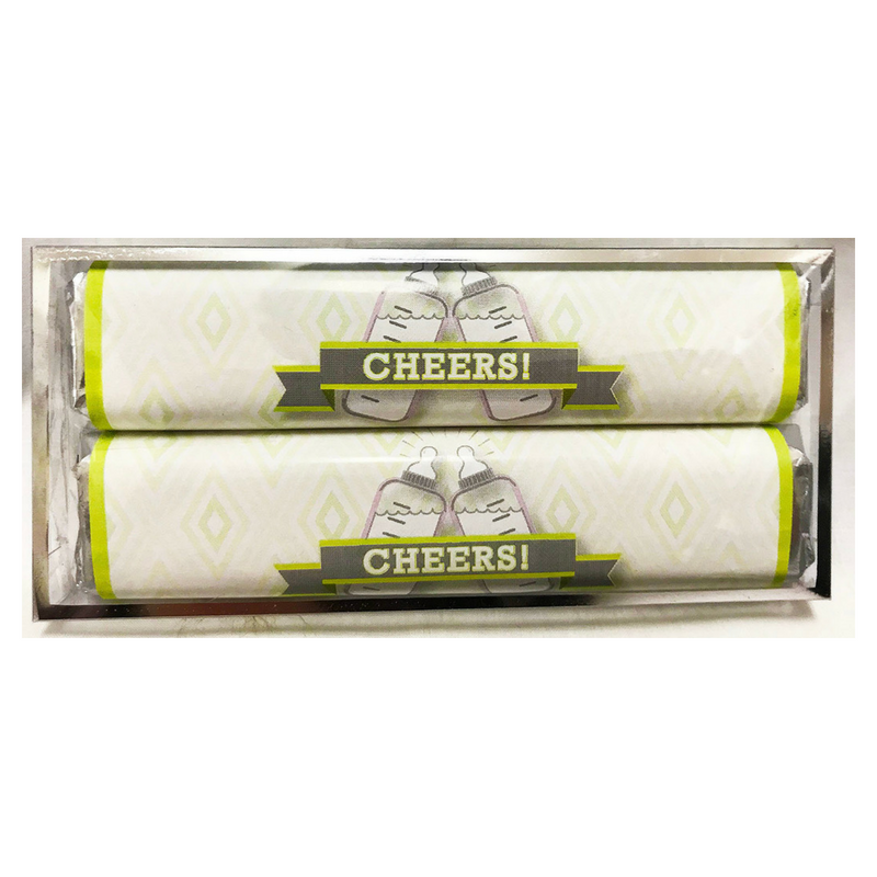 Green Baby Bottle 2 Pack Candy Bars (Caramel & Crisp)