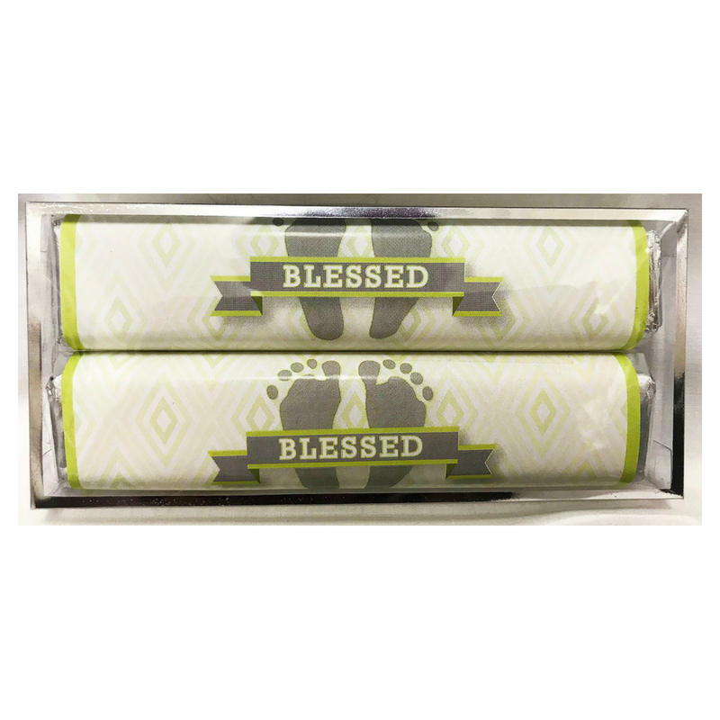 Green Baby Feet 2 Pack Candy Bars (Caramel & Crisp)