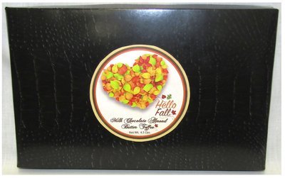 Fall Brown Croc Box Filled w Milk Chocolate Almond Butter Toffee