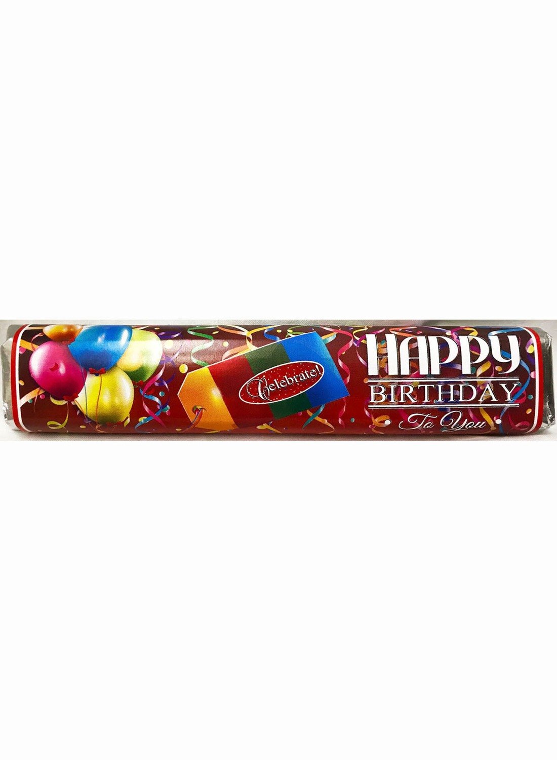 Happy Birthday Gourmet Milk Chocolate Crisp Bar