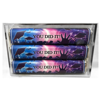 Graduation Celebrate 3 Pack Candy Bars (Caramel (2) & Crisp (1))