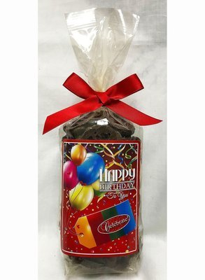 Happy Birthday Milk Chocolate Covered Pretzels in a Bag