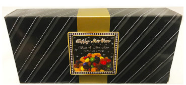 New Year 9" Length x 4 1/2" Wide Box Filled With Fruit & Nut Mix