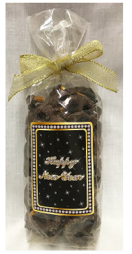 ​New Year Bag Of Milk Chocolate Covered Pretzels