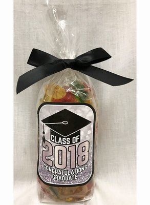 Silver Graduation Bag of Gummi Bears