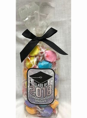 Silver Graduation Gourmet Fruit Flavored Taffy