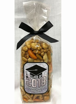 Silver Graduation Bag of Oriental Mix