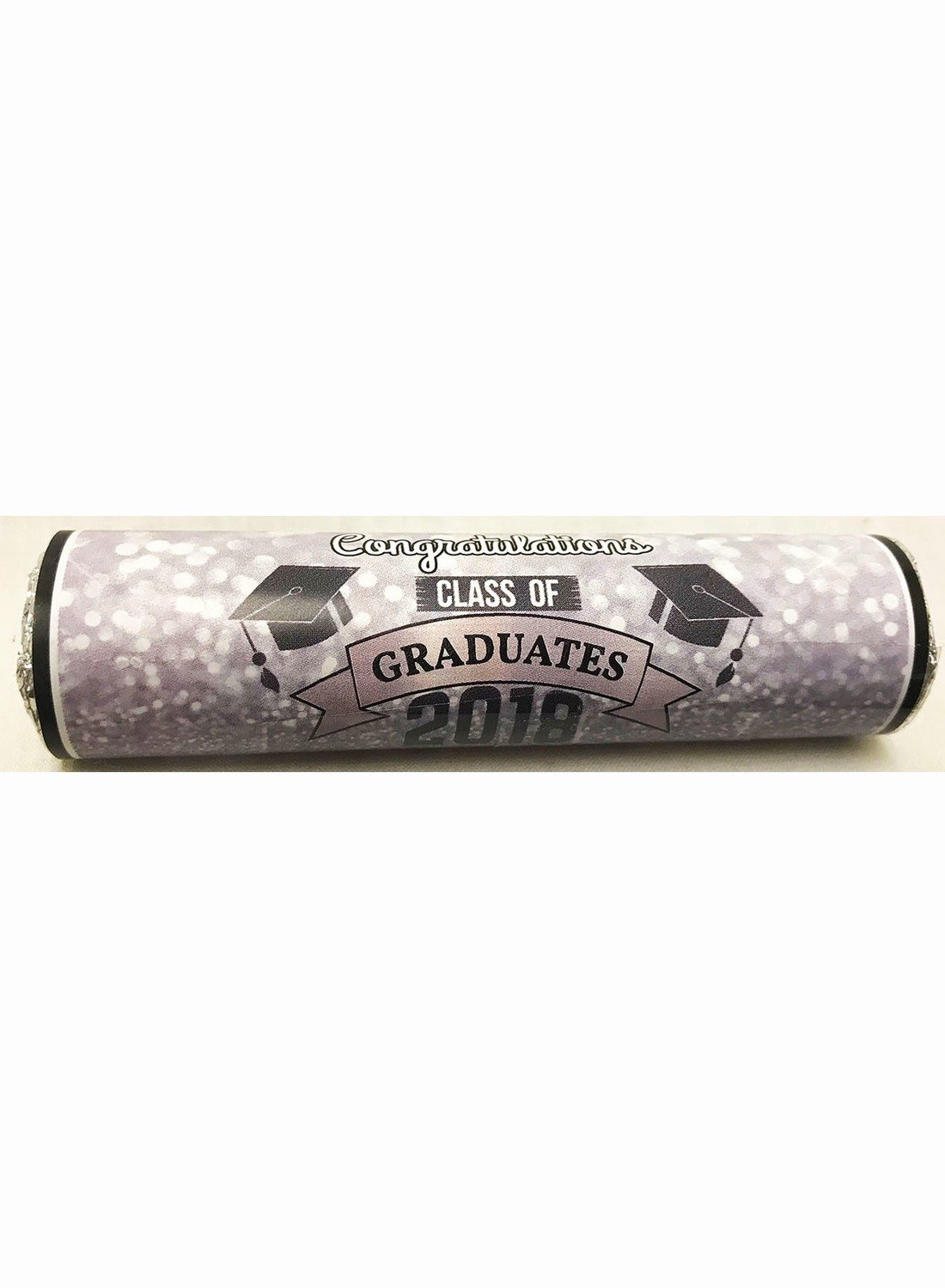 Silver Graduation Mint Life Saver Rolls (20 Pieces)