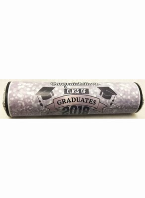 Silver Graduation Mint Life Saver Rolls (20 Pieces)