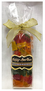 ​New Year Stand Bag Filled with Gummi Bears