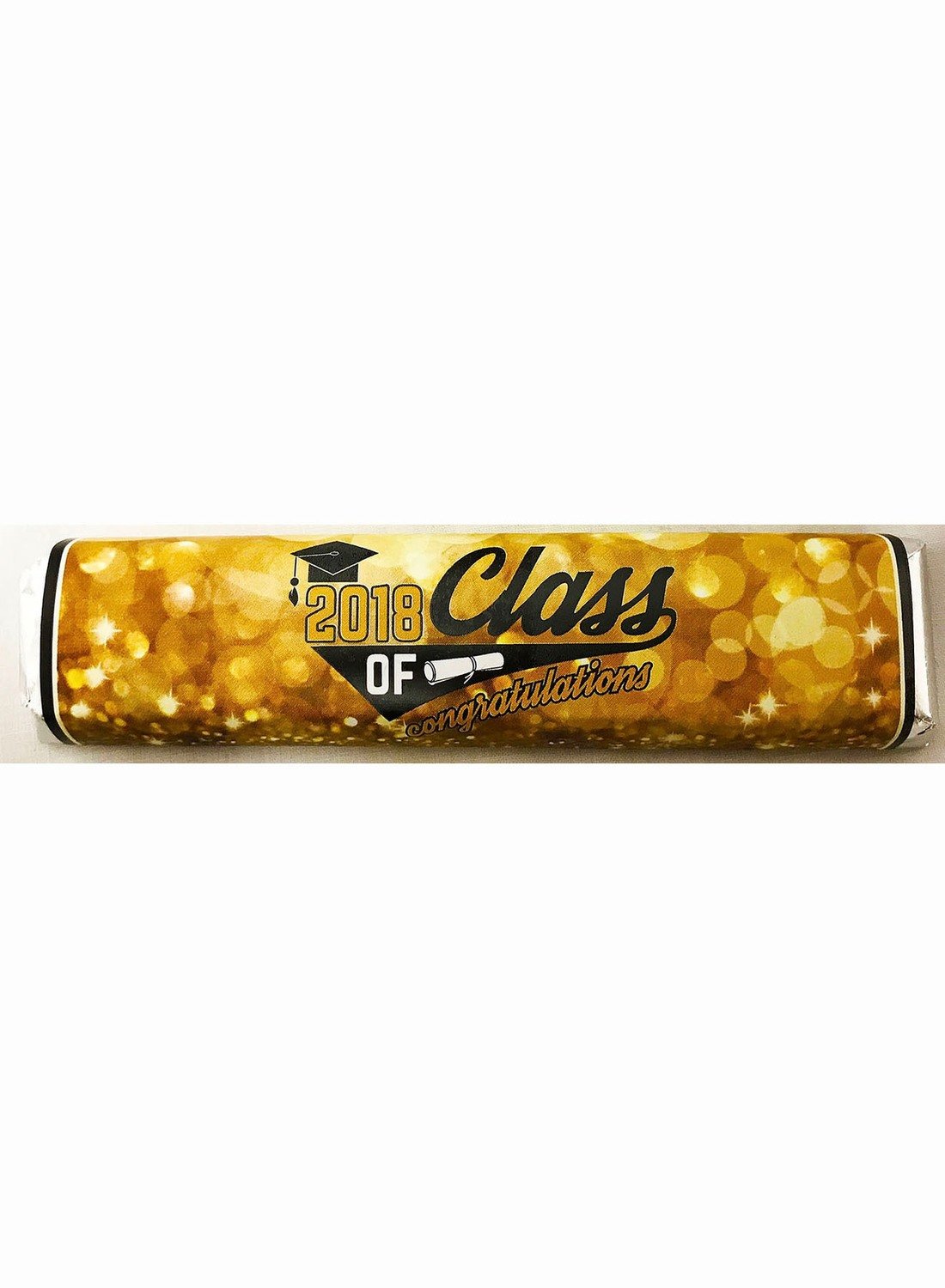 Gold Graduation Gourmet Milk Chocolate Crisp Bar