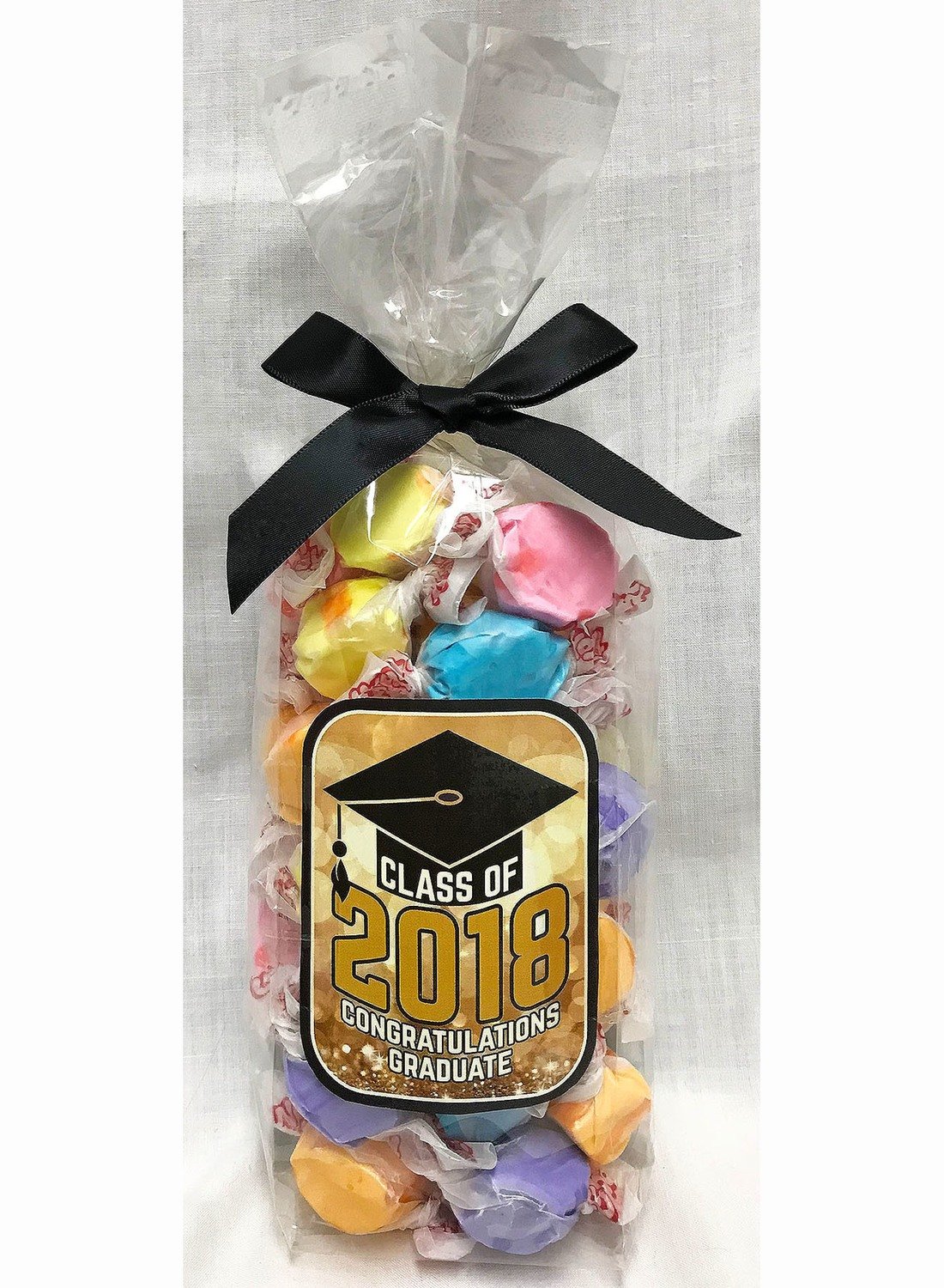 Gold Graduation Gourmet Fruit Flavored Taffy