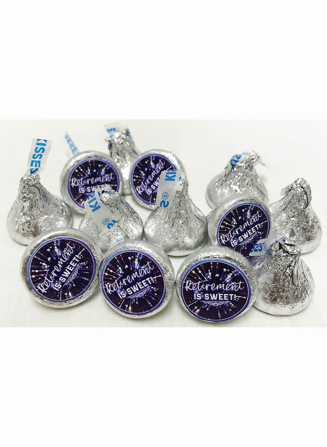 Retirement is Sweet! Kisses Chocolate with Sayings (150 Pieces)