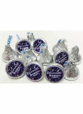 Retirement is Sweet! Kisses Chocolate with Sayings (150 Pieces)