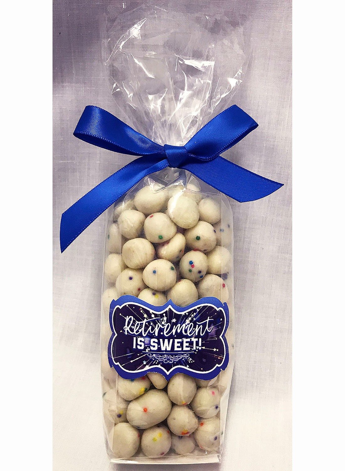 Retirement is Sweet! Stand Bag Filled with Chocolate Cookie Bites