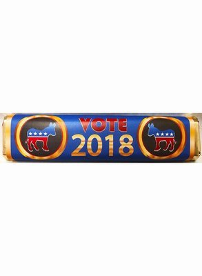 Election Campaign Democratic Design Premium Milk Chocolate Caramel Bar