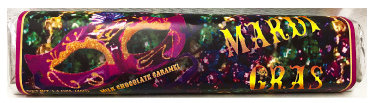 Mardi Gras Premium Milk Chocolate Caramel Bar