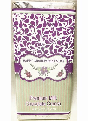 Grandparent's Day Premium Milk Chocolate Crunch Tablet