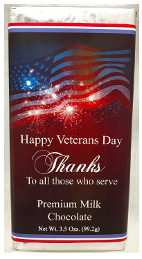 Veteran's Day Premium Milk Chocolate Tablet
