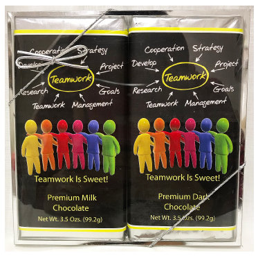 Teamwork 2 Pack Tablet (Milk Chocolate & Dark Chocolate)