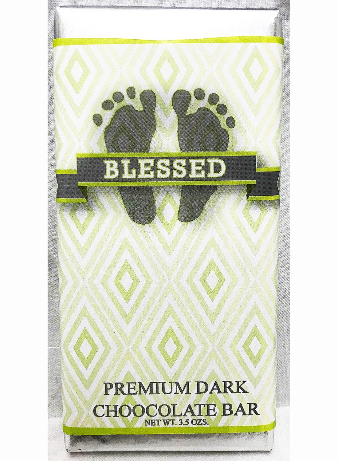 Green Baby Feet Premium  Dark Chocolate Tablet