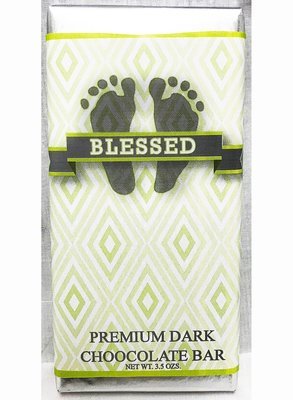 Green Baby Feet Premium  Dark Chocolate Tablet