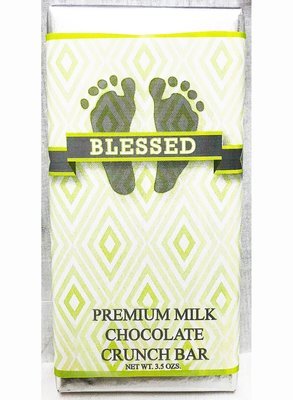 Green Baby Feet Premium Milk Chocolate Crunch Tablet