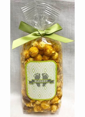 Green Baby Feet Gourmet Almond Caramel Popcorn