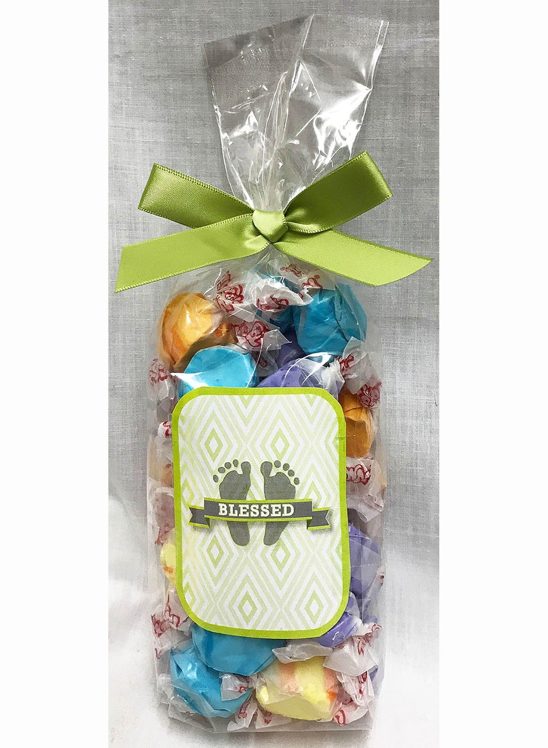 Green Baby Feet Gourmet Fruit Flavored Salt Water Taffy